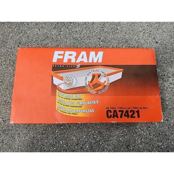 FRAM CA7421 Extra Guard Pleated AIR FILTER Flexible Panel Car Truck CA 7421 New - Picture 1 of 8